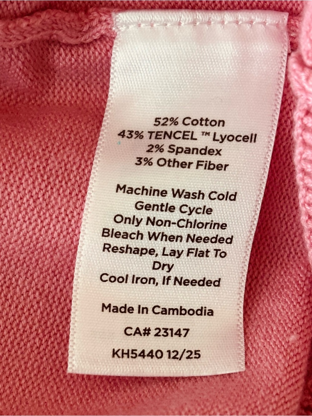 NWT Talbot's Small Pink Button Up Sweater Cardigan (Cardigan only) - Picture 3 of 3